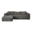 Harvill Boneless 2 - Piece No Assembly Required Upholstery Free Combination Cloud Sectional Sofa with Pillow-1262020726-1264245005