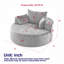 Canapé éponge Boneless, fauteuil-lit moderne moelleux-531973638-531973643