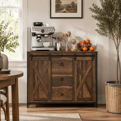 Console de salle à manger, armoire à café, buffet, buffet de ferme rustique