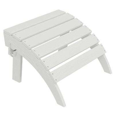 HDPE Plastic Outdoor Folding Adirondack Ottoman