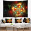 Tapisserie fleur en polyester avec accessoires suspendus inclus-28499959