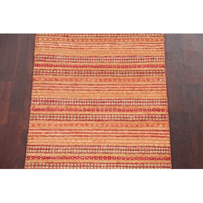 Handmade Gabbeh Oriental Runner Rug 3x8