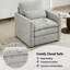 Fauteuil rembourré 31,9 "surdimensionné et confortable-161880606