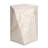 Travertine Stone Finish MgO Side Accent Table