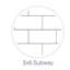 Système de douche en alcôve en acrylique Subway Tile l 60 po x P 36 po x H 96 po