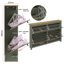Limestone 24 Pair 4 Door Flip Down Shoe Storage-100675808