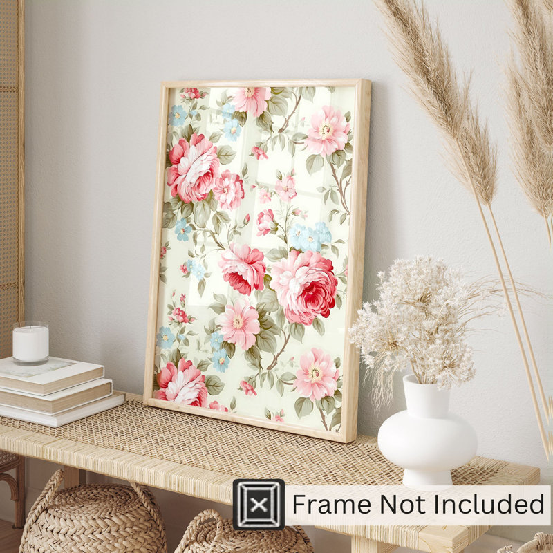 Floral Elegance VI Unframed Art Print, 16" H x 12" W