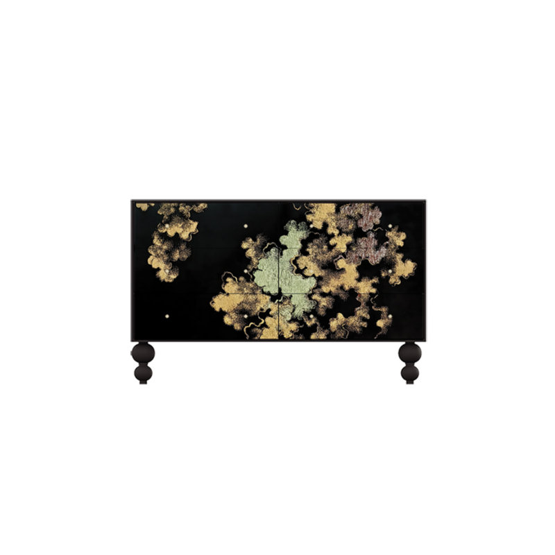 Vintage 6-Drawer Accent Chest Sideboard