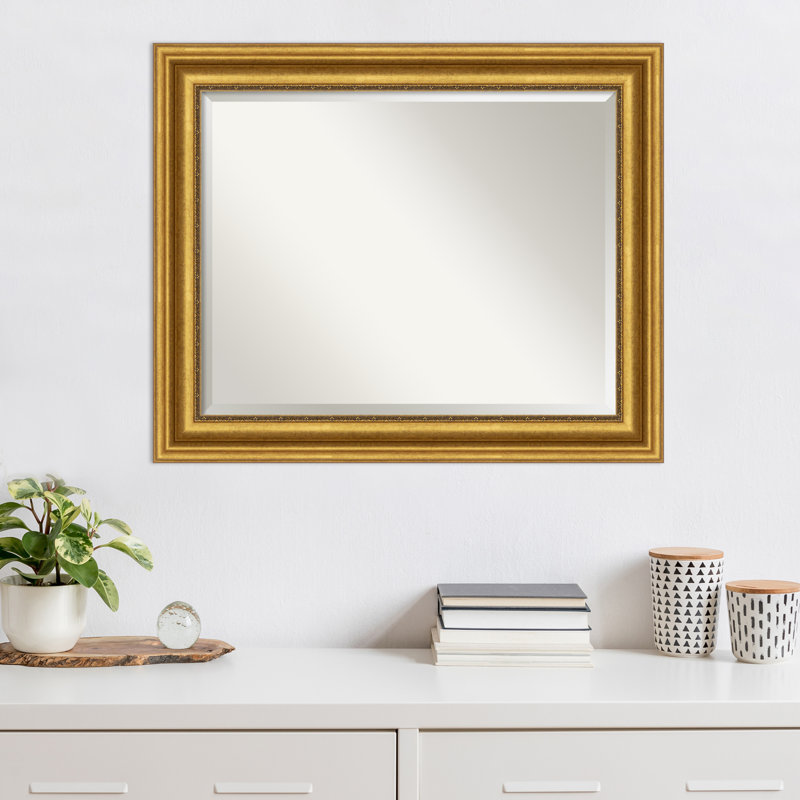 Miroir mural Warren, Or antique, 27,75 po x 33,75 po
