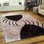 Tapis beige/brun fait main abstract Heller-1221639666