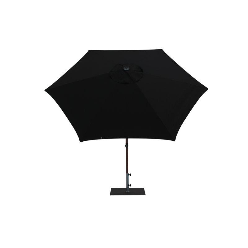 Aolaith 300cm Market Parasol, Black