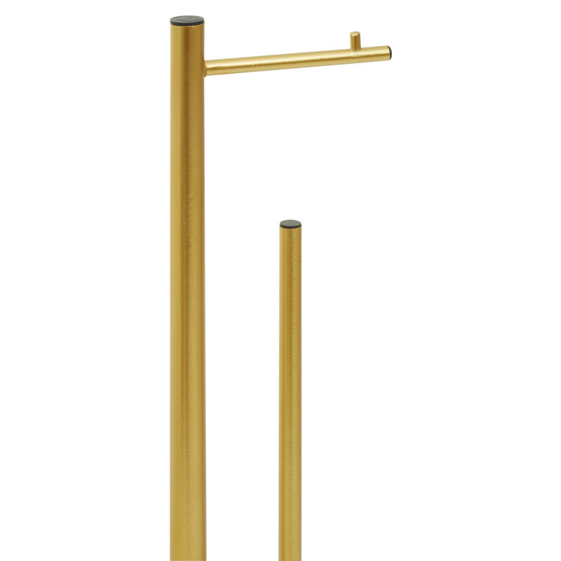 Caullin Free Standing Toilet Paper Holder, Gold
