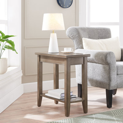 Laurent Solid + Manufactured Wood Narrow End Table