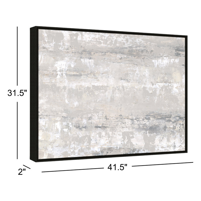 Tryston «Desert Winds» par Filippo Ioco, impression encadrée, Toile avec cadre noir, H 31,5 po x l 41,5 po x P 2 po