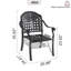 Chaise de patio en fonte d'aluminium avec structure et coussins-1686860273-1698870939