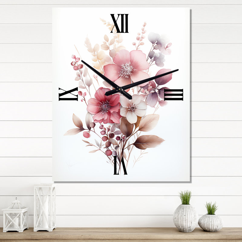 Horloge murale Janacia, H 32 po x l 14 po x P 1 po