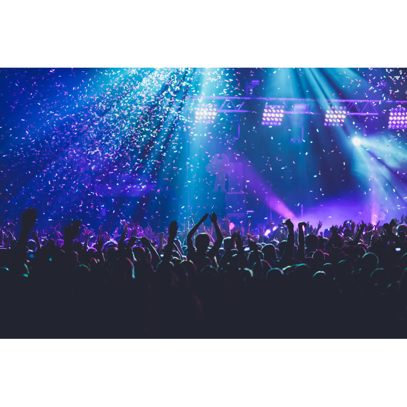 Rock Concert by Nikolay Tsuguliev - Wrapped Canvas Print, 30cm H x 46cm W x 3.8cm D
