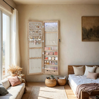 Armoire à bijoux avec miroir Over The Door