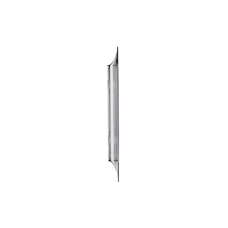 Ghost Flat Metallic Polycarbonate Wall Mirror, Chrome