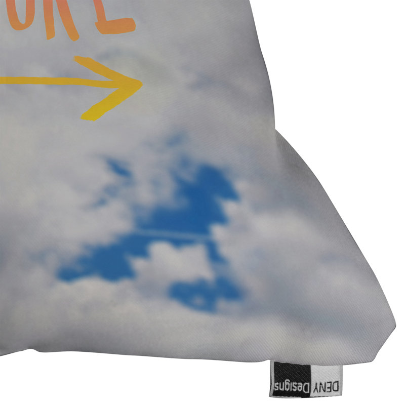 Coussin décoratif Leah Flores Adventure Sky, 16 po x 16 po