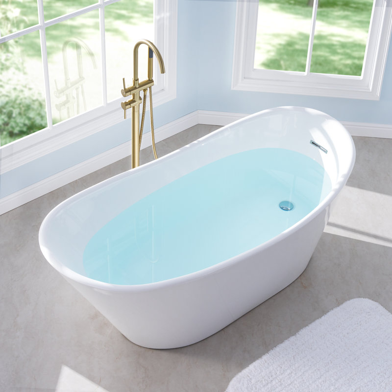 67'' x 31.5'' Freestanding Acrylic Bathtub
