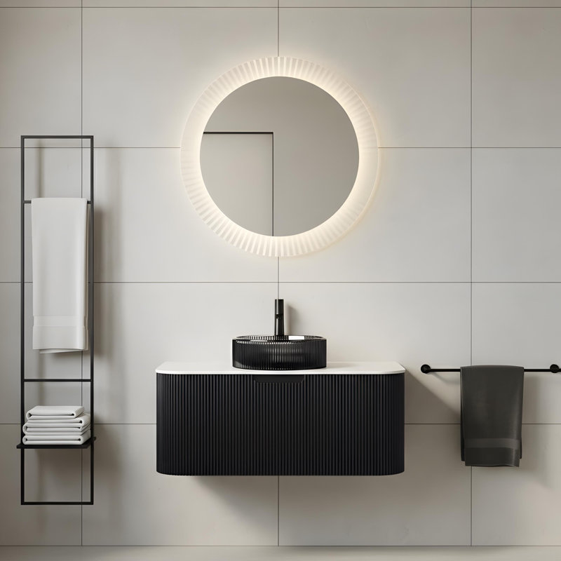 Armoire de salle de bain murale avec tiroir, 36"