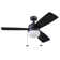 44" Barcadero 3 - Blade LED Propeller Ceiling Fan with Pull Chain and Light Kit Included