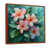 Toile avec cadre flottant brun