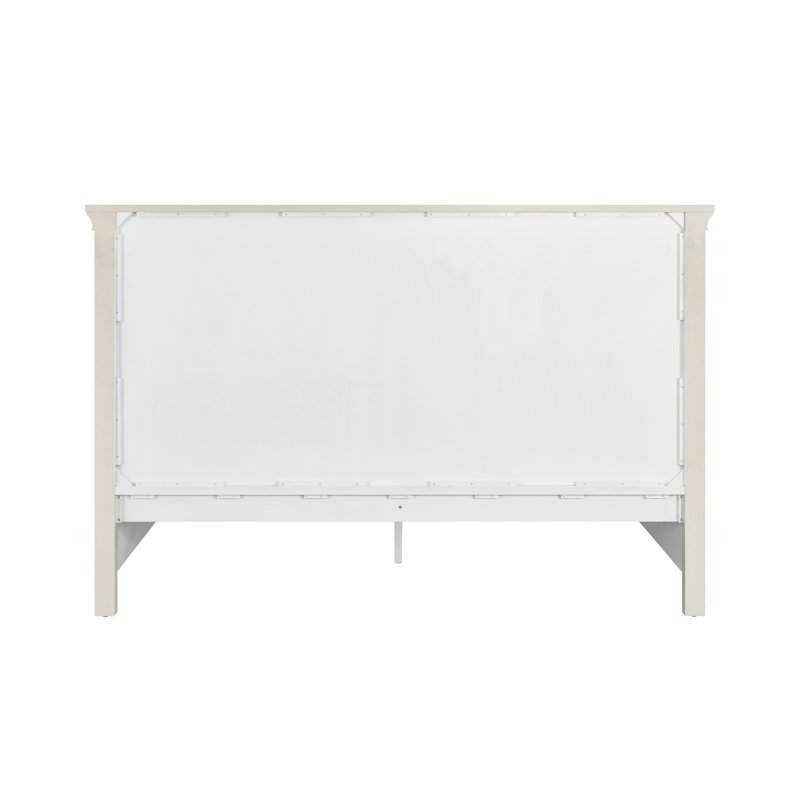 Birchaven Panel Storage Bed King, Ivory, Queen