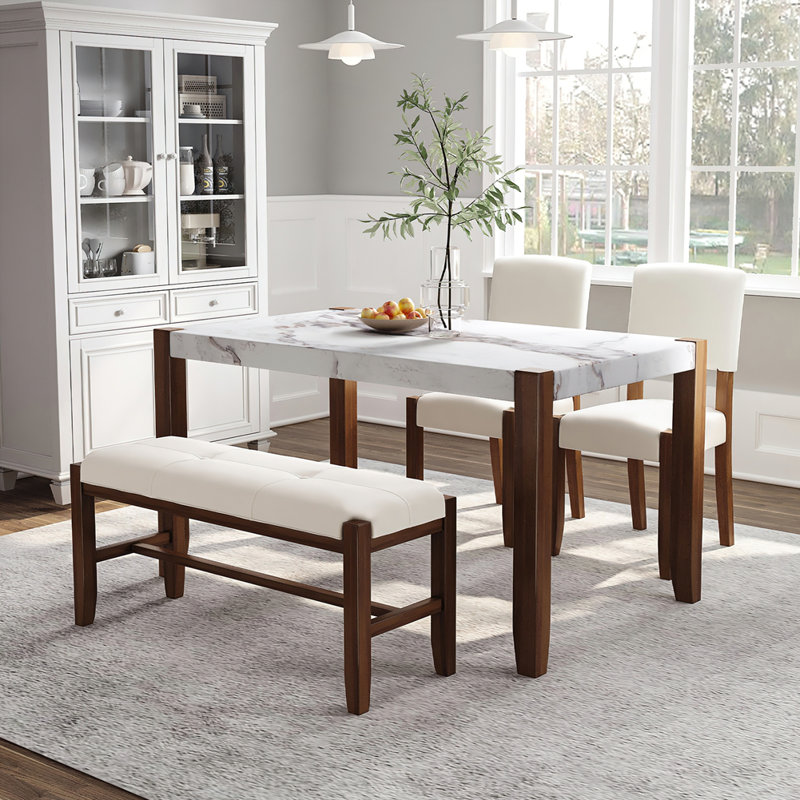 Ensemble de mobilier de salle à manger moderne 4 pièces