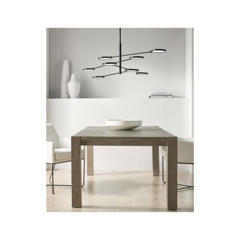 Spectica 8 Chandelier, Plated Brass