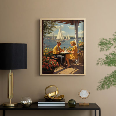 NAUTICAL Series DCI, reproduction encadrée - bois massif