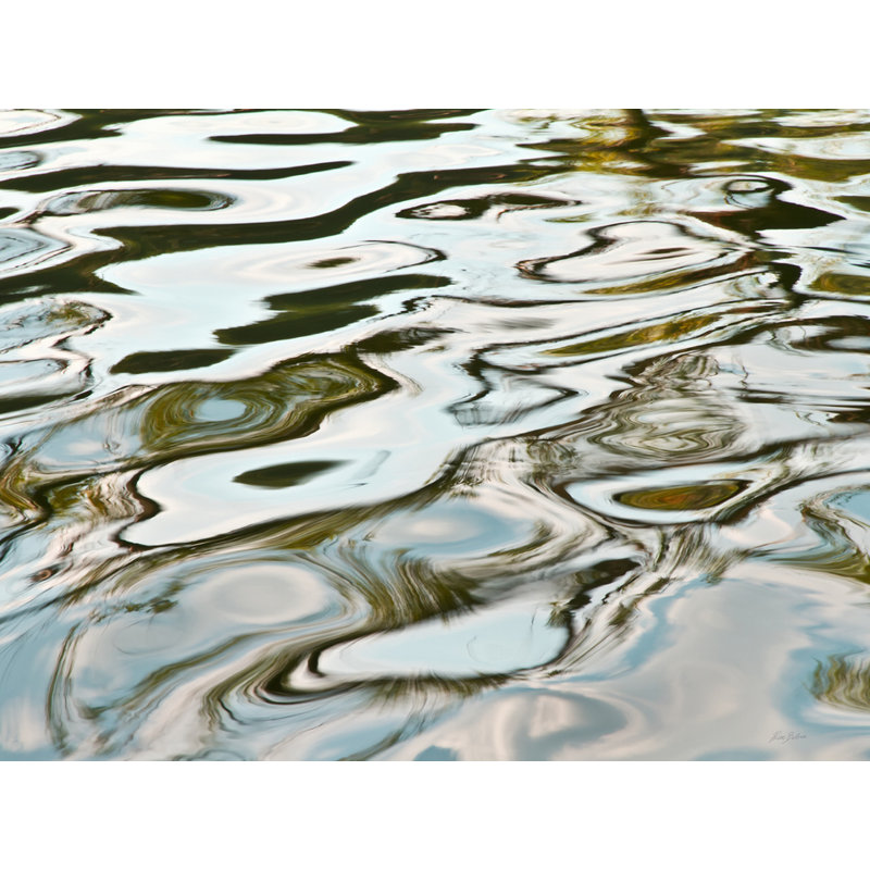 Water_6610 Print by Rica Belna, Black Framed Paper, 17.25" H x 21.25" W