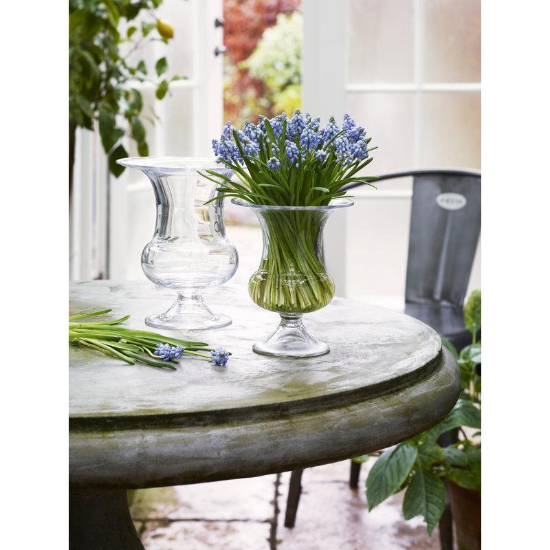 Old English Handmade Glass Table Vase