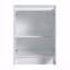 Armoire de rangement autoportante pour salle de bain, 24 po, 2 portes à fermeture douce, blanc brillant, (emballage Kd)
