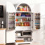 Tall Arched Kitchen Pantry Cabinet With 8 Door Shelves, Adjustable Shelves, Hidden Drawer, And Versatile Storage For Kitchen, Dining, And Bath Room-852993548