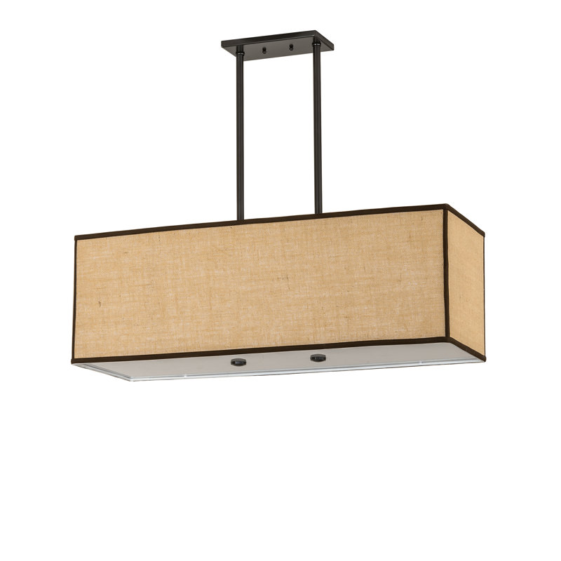 36" Long Quadrato Lounge Oblong Pendant