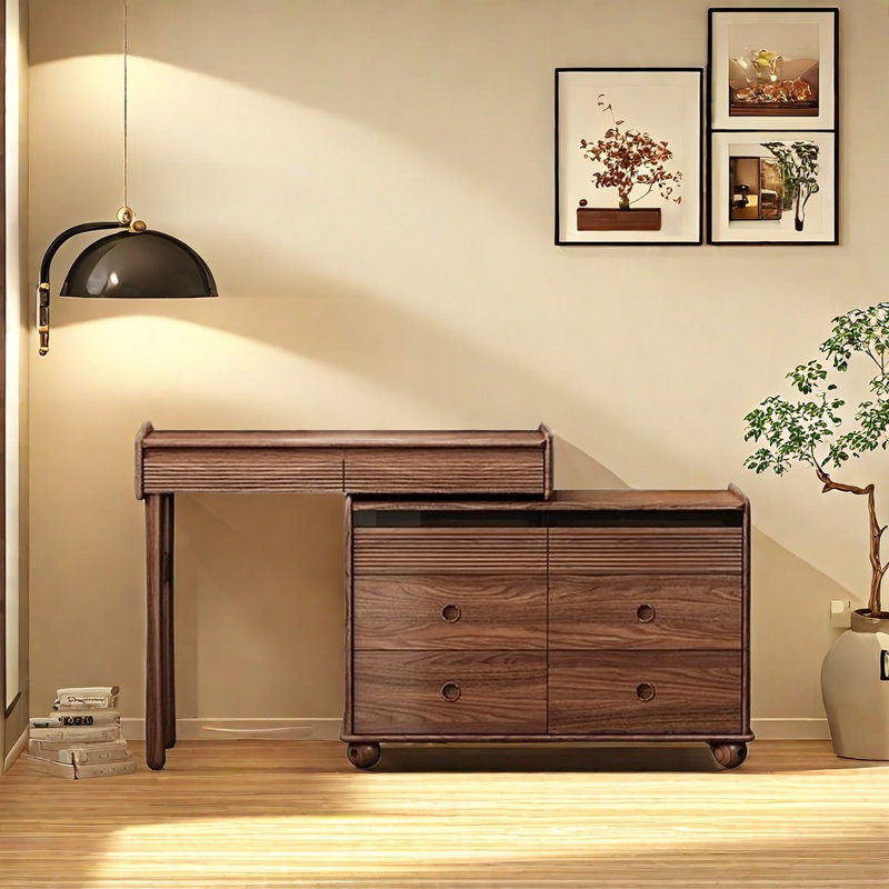 Commode rétro en bois massif