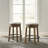 Marlar Swivel Upholstered Counter Stool with Solid Wood Frame-70462173