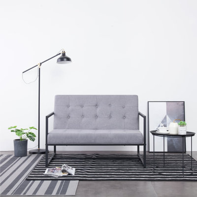 Loveseat Couch Love Seat Sofa with Armrests for Living Room Office