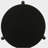 Harrison Black Round Solid Wood End Table