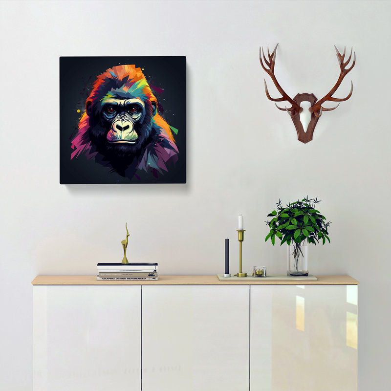 Modern Wall Art - Wrapped Canvas, 35cm H x 35cm W x 3cm D