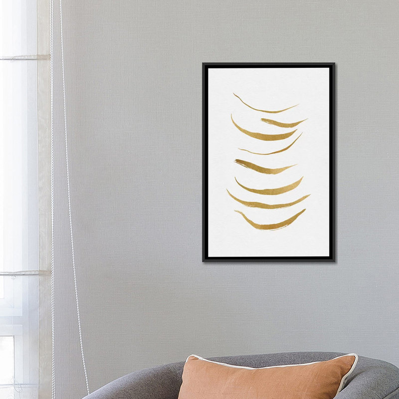 « abstract », impression sur toile, H 26 po x l 18 po x P 1,5 po, Toile avec cadre noir, Pas de tapis