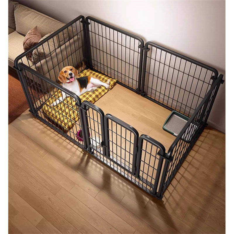 Enceinte sécurisée pour chien d'intérieur, H 31,49 po x l 55,11 po x P 27,55 po