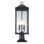 Lampadaire d'extérieur de style crépuscule à l'aube 3 lumières 24 po Modern