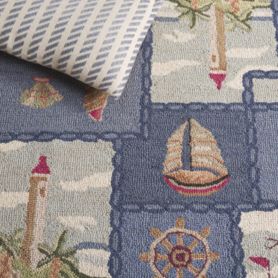 Jonsson Hand Hooked Wool Rug
