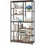 78.7 Inch Extra Tall 8-Tier Rustic Staggered Etagere Bookcase With 8 Shelves For Organized Storage And Display