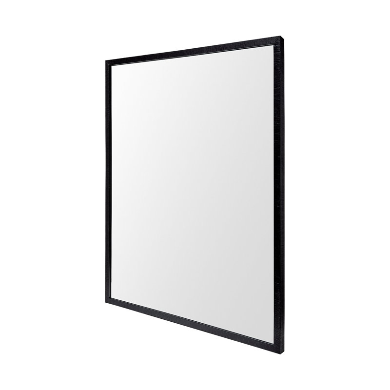 Miroir de salle de bain Aariah, Noir, H 41,5 po x l 31,5 po