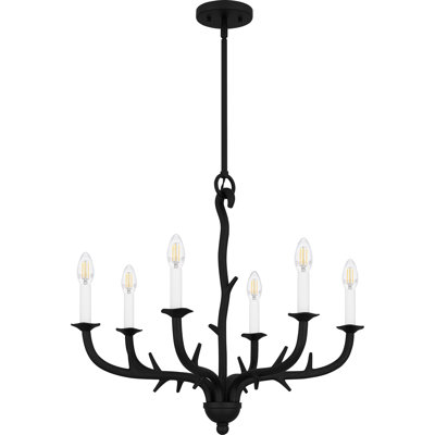 Lustre traditionnel / classique à 6 lumières de style bougie Sabali