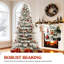 Arbre de Noël épinette mince givré pré-éclairé-1157245116